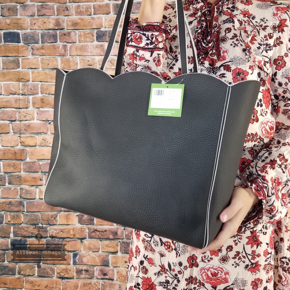 Kate spade leewood place rainn black tote handbag - Picture 4 of 7